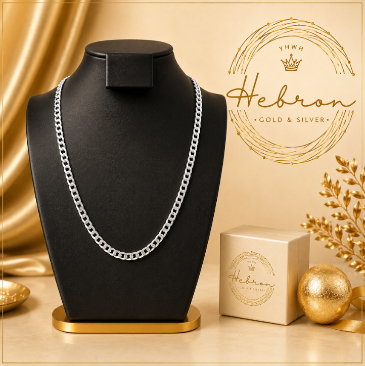 5mm Cuban 925 Silver Chain