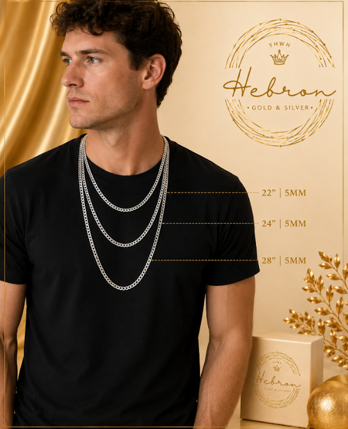 5mm Cuban 925 Silver Chain