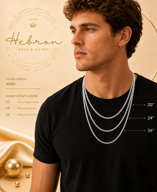 4mm Cuban 925 Silver Chain