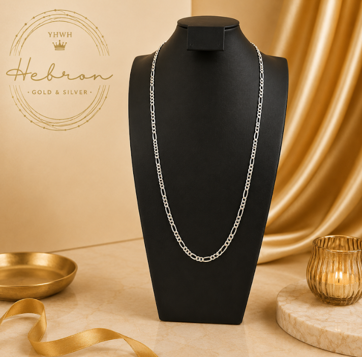 3mm Figaro 925 Silver Chain