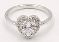 Ring 925 Silver Heart
