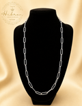 4mm Paperclip 925 Silver Chain