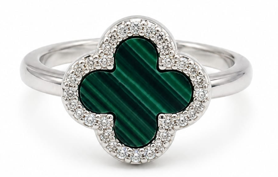 Sterling Silver Flower Ring