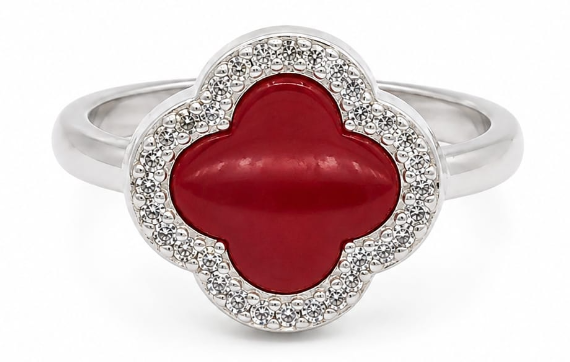 Sterling Silver Flower Ring