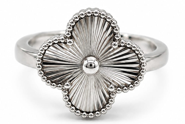 Sterling Silver Flower Ring