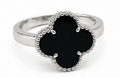 Sterling Silver Flower Ring