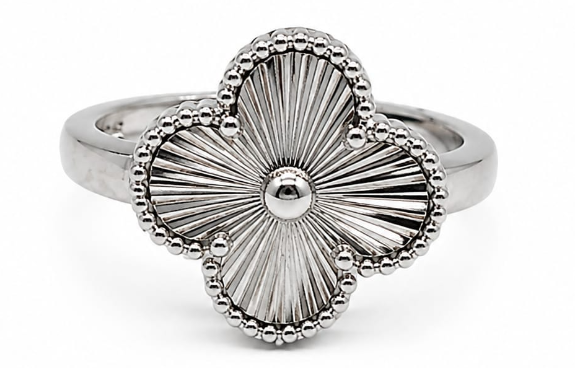 Sterling Silver Flower Ring