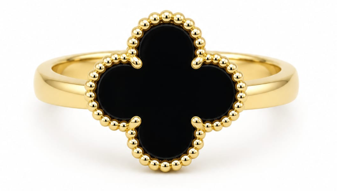 Sterling Silver Ring Flower