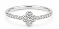 Sterling Silver Ring Flower