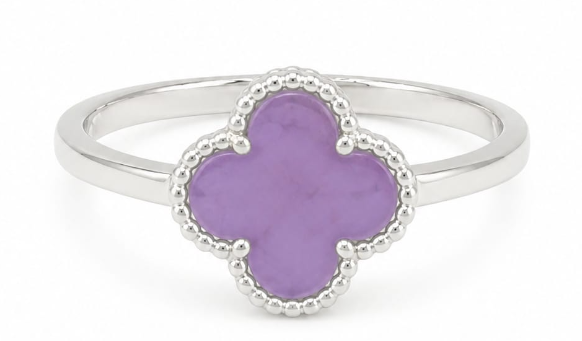 Sterling Silver Ring Flower