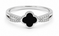 Sterling Silver Ring Flower