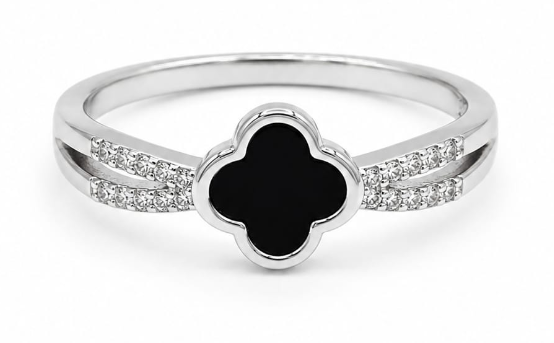 Sterling Silver Ring Flower