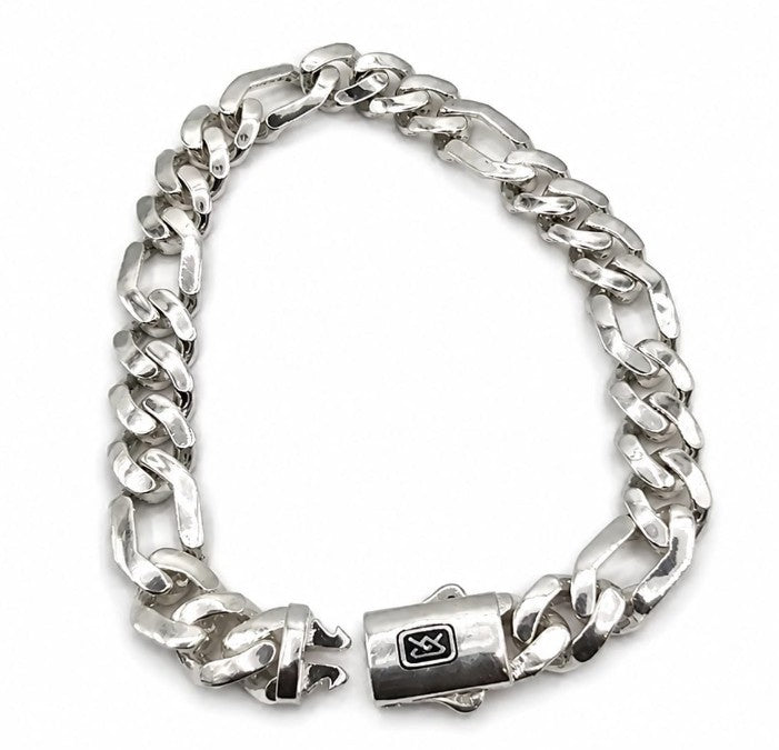 Monaco 925 Sterling Silver Bracelet 9mm