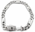 Monaco 925 Sterling Silver Bracelet 8mm