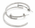 2" Nail Earring Sterling Silver by Hebron J.