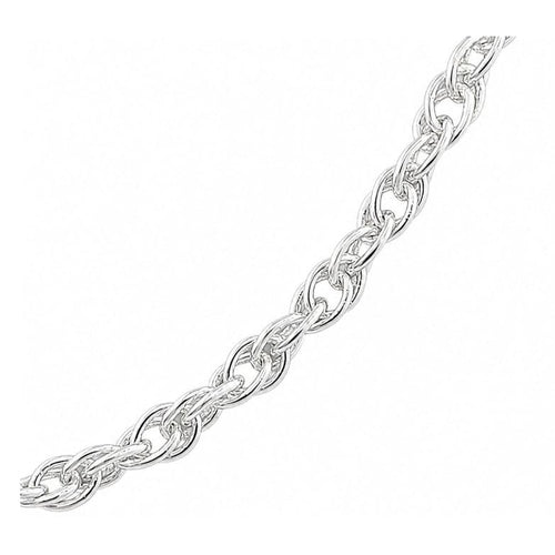 16 or 18 inch 925 Sterling Silver Necklace by Hebron J.