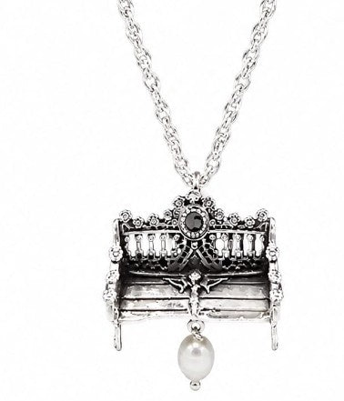 Unique 925 Sterling Silver Bench Pendant by Hebron J.
