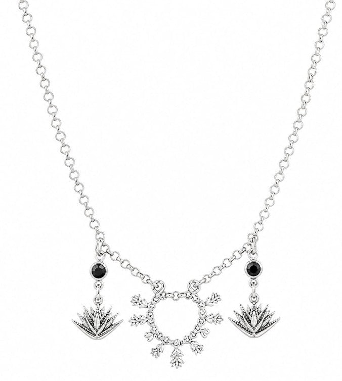 Artistic Necklace 925 Sterling Silver 18 - 20 inches by Hebron J.