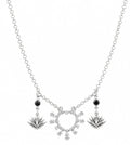Artistic Necklace 925 Sterling Silver 18 - 20 inches by Hebron J.