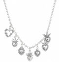 Beautiful 925 Sterling Silver Necklace with attachments 18 - 20 inches by Hebron J.