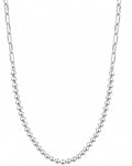 Elegant Link to Ball 925 Sterling Silver Necklace 18 inches by Hebron J.