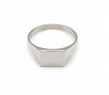 925 Sterling Silver Men's Signet Ring by Hebron J.