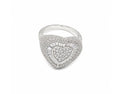 Large Designer 925 Sterling Silver Ring by Hebron J.