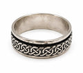 Celtic 925 Sterling Silver Spinner Men's Ring by Hebron J.