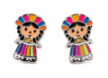 925 Sterling Silver Earring by Hebron J.
