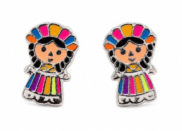 925 Sterling Silver Earring by Hebron J.
