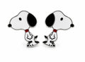 925 Sterling Silver Earring Snoopy by Hebron J.