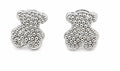 Aretes Plata Oso 925 Sterling Silver Earring by Hebron J.
