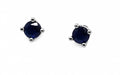 Aretes Safiro 925 Sterling Silver Earring by Hebron J.