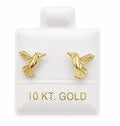 10K Gold Humming Bird Earring by Hebron J.